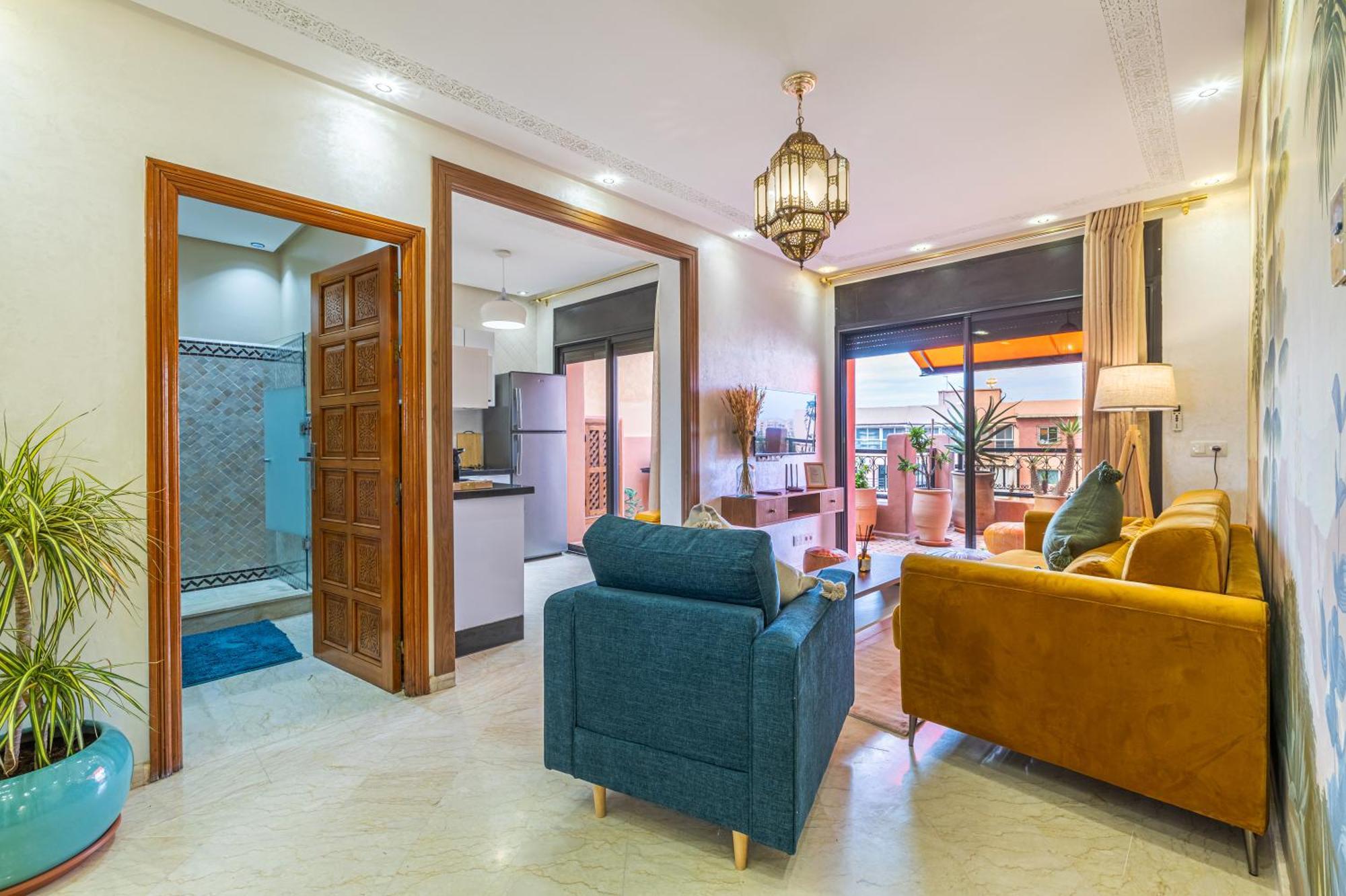 Le Jasmin - Appartement Authentique A Gueliz Marrakesz Zewnętrze zdjęcie