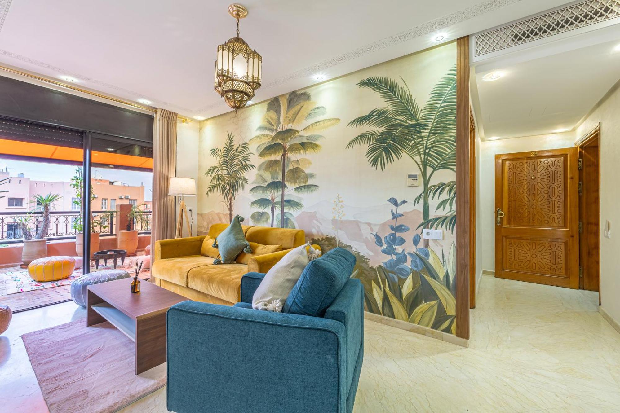 Le Jasmin - Appartement Authentique A Gueliz Marrakesz Zewnętrze zdjęcie