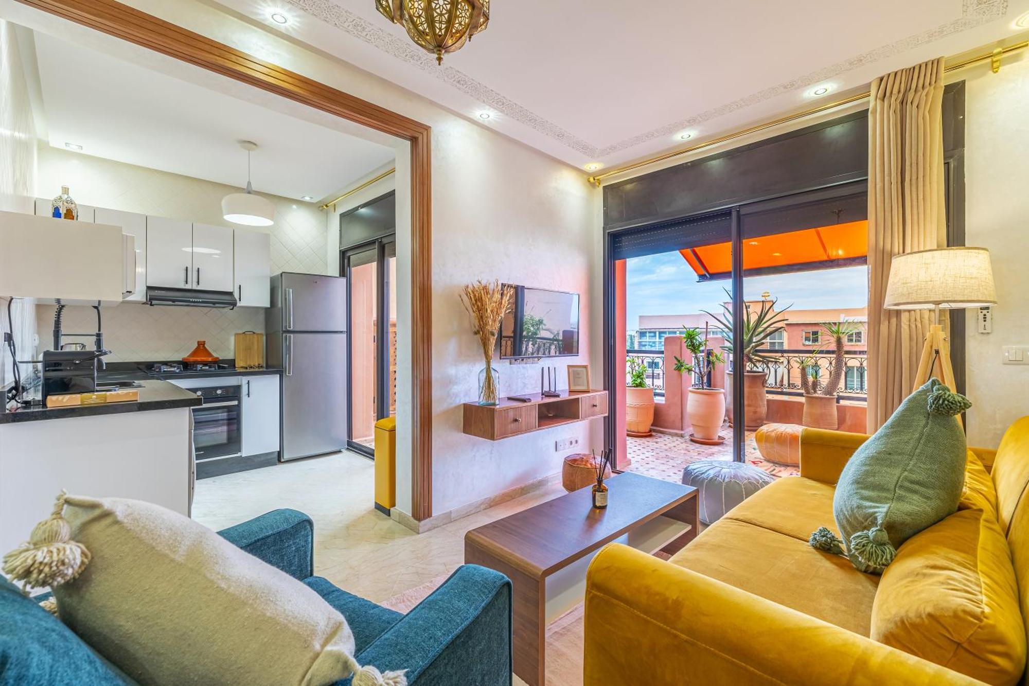 Le Jasmin - Appartement Authentique A Gueliz Marrakesz Zewnętrze zdjęcie